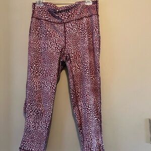 Stylish Pink Patterned Kids Leggings